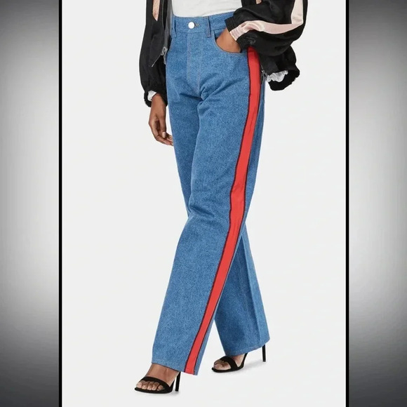 Koche striped wide leg jeans - Picture 15 of 16